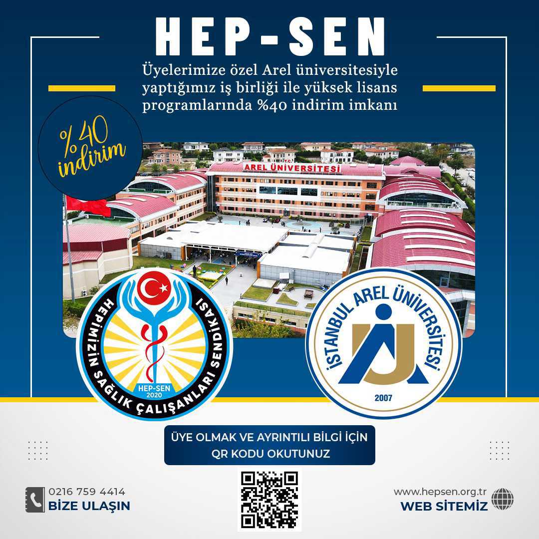 HEP-SEN AREL ÜNİVERSİTESİ İNDİRİM ANLAŞMASI